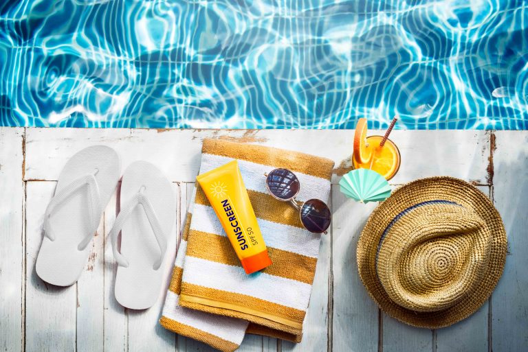 Английские слова и выражения для пляжа и бассейна